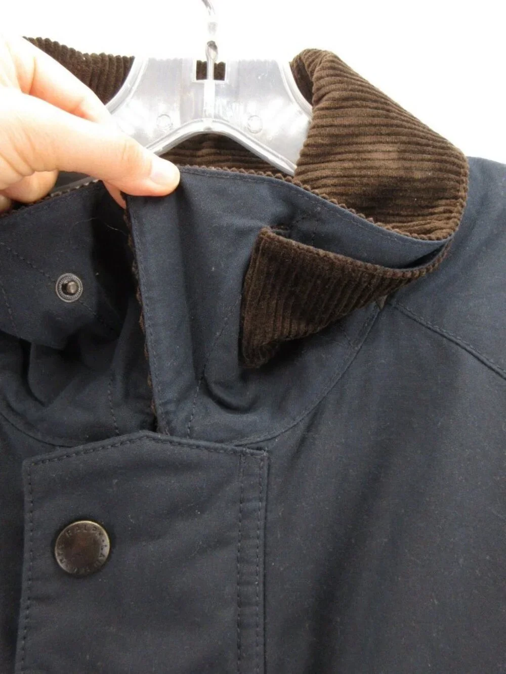 Polo Ralph Lauren Jacket XXL Oil Cloth Car Barn Coat Corduroy Collar